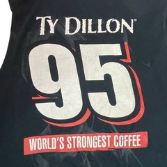 Death Wish Coffee NASCAR Ty Dillon 95 Sleeveless T Shirt XL