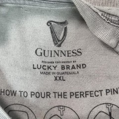 Guinness Shirt Mens 2XL Gray Toucan Lovely Day For A Guinness Beer Graphic Tee