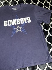 Dallas Cowboys Mens T-Shirt Size XL Blue Classic NFL Logo 2015 Regular Season