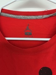 Nike Jordan Jumpman Logo FLIGHT Graphic T-Shirt Red Size L