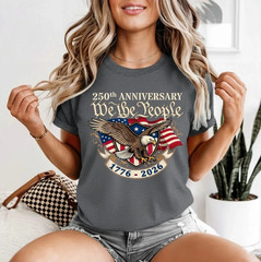 250 Anniversary USA 250th Eagle Flag Patriotic 4th of July T-Shirt