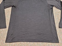 REI Coop Shirt Mens Large Heather Black Long Sleeve Performance Outdoors Hiking