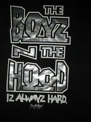 Rufnek Boyz N The Hood Iz Alwayz Hard T Shirt Sz S Movie Film Streets New NWT