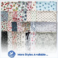 4 Pcs 21″x21″ Cotton Bandana for Women, Super Soft Textured Fabric, Kerchief,…