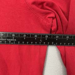 US Polo Assn Long Sleeve T Shirt Mens XL Red Logo USPA Crew Neck Big Letters