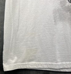 Way To Celebrate Halloween T-Shirt – Skull – Mens XL – White – Stained (5436)