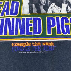 Vintage Delta 1997 Hurdle Dead Trample Weak Shirt Large Football Retro Y2K USA