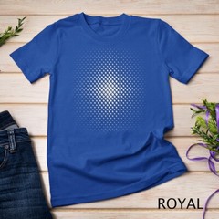 Geometric abstract halftone dots gradient pattern design. T-Shirt Unisex T-shirt