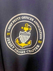 United States Coast Guard Petty Officer Association Jersey Strong shirt size L