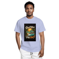 1 Pack Crew Neck For Men’s 100% Cotton Soft T-Shirt Designed Tee