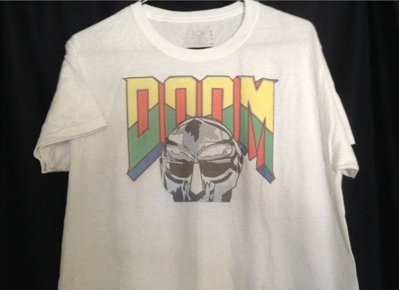 MF Doom White Cotton T-Shirt Full size S-5XL Gift For Fans HL894