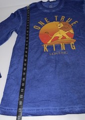 Disney Parks World The Lion King One True King Blue Long Sleeve Shirt Small S