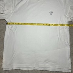 IZOD White Long Sleeve Mock Neck Shirt Mens Size Small 100% Cotton