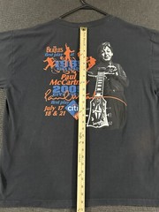 Paul McCartney 2009 Tour Shirt XL Black Distressed Citi Field Shea Beatles