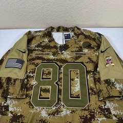 Nike On Field NFL Football Jersey Large 80 Landry Cleveland Browns Camo Military