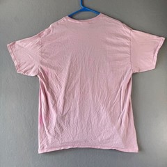 Super Mrkt Merry & Bright Christmas Tree Graphic Tee Pink Unisex Size M/L Fair