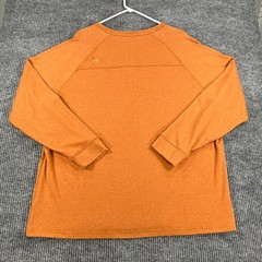 The Normal Brand Henley Shirt Mens 2XL Orange Long Sleeve Casual Comfort