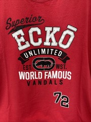 Ecko Unltd t-shirt features a prominent white graphic logo Ecko