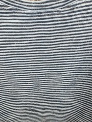 Left Coast Tee Shirt M Striped Blue Peru Cotton Casual Outdoors Comfort