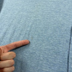 Vintage 60s Duofold Thermal Shirt Mens Large Blue Two Layer Long Sleeve Wool