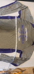 Gray / Purple Colorblock Tee Long Sleeves Matco Tools PDMT562L