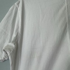 COMME des GARCONS SHIRT Invader T-shirt Large Cotton Asymmetrical Print