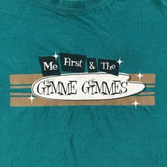 Me First And The Gimme Gimmes Shirt Mens Large Teal Blue Tour Tee Sol’s 2014