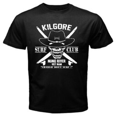 Kilgore Surf Club Apocalypse Now Movie Men’s Black T-Shirt Size S to 5XL