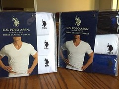 U.S. Polo Assn. Classic V-neck T-Shirt S M L XL XLT 2XLT 3XLT 4XLT