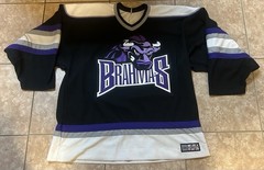 Fort Worth Brahmas Dangle Hockey Jersey Men’s Size Large Stitched