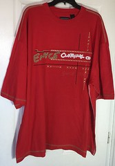 Men Big men 3x Tee shirt short sleeve urban with applique and prints NWT