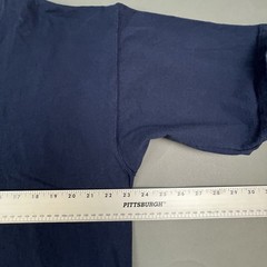 Vintage Pluma Heavyweight Cotton T-shirt Mens Size XL Navy Blue Pre-Shrunk