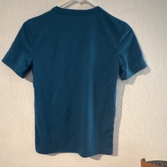 Eddie Bauer Men’s Blue Solid Logo Crew Neck Short Sleeve T-Shirt Size M