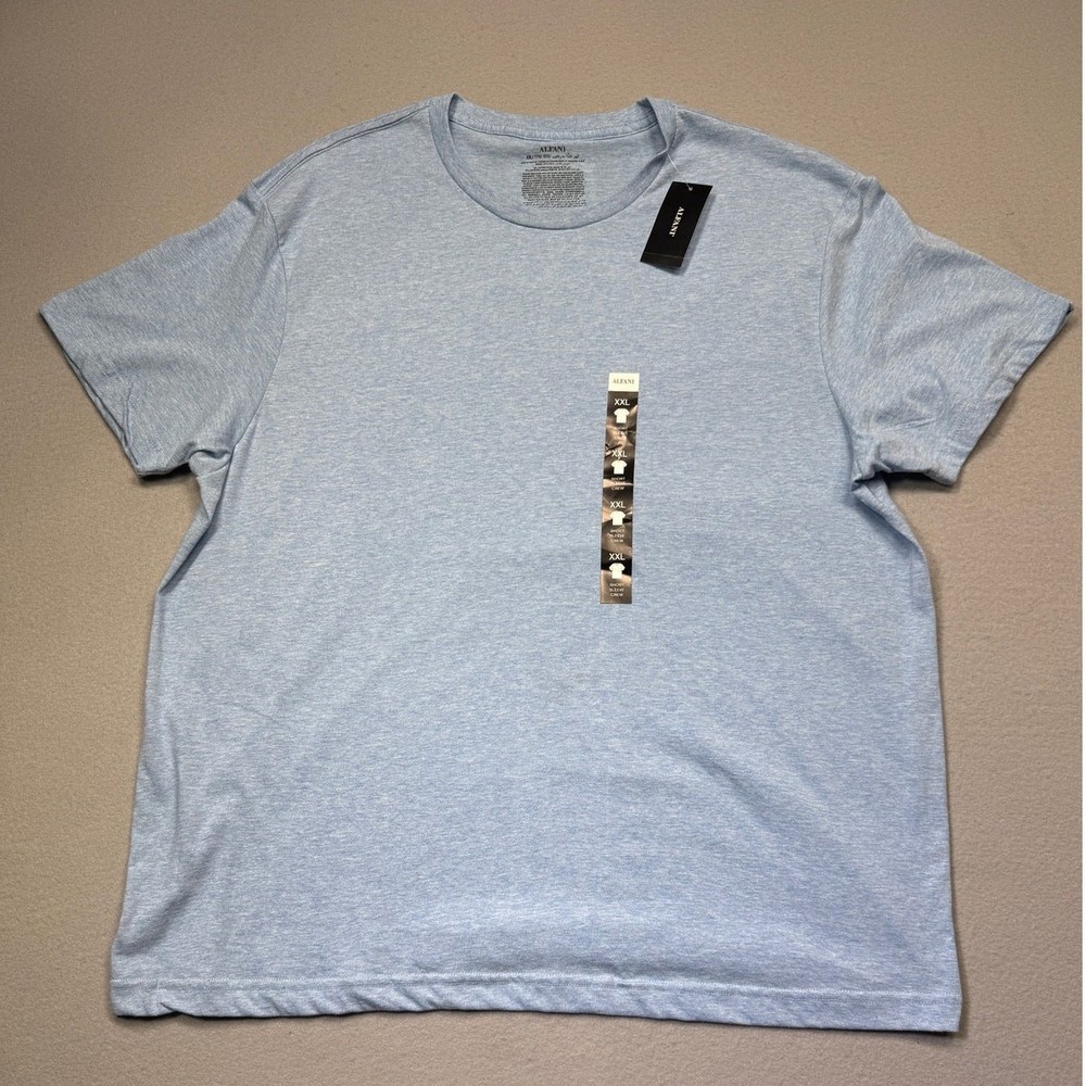 Alfani Alfani Men’s Crew-Neck T-Shirt Ocean Heather 2XL