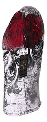 Xtreme Couture By Affliction Men’s T-shirt Carnivore Skulls Biker White S-4XL