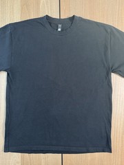 As Colour Heavy Weight Tee Shirt 100% Combed Cotton Size XL Black