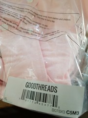 Goodthreads Men’s Short Sleeved Collar button Up XL Pink Brand NEW