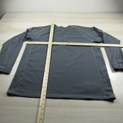 Bulwark Shirt Mens Large Gray Henley FR Fire Resistant IQ Westex Pocket Cat 2