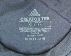 NWT Adidas Creator Short Sleeve T-shirt Men’s Sz XL Blue