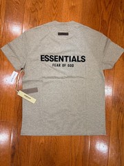 Essentials Set T-shirt and Short in Dark Oatmeal (size S)