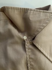 Vintage 70s Mr. California Loop Collar Button Up Shirt Men’s Size XL Polycotton