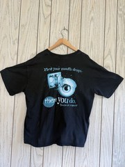 VINTAGE TWILIGHT ZONE TOWER OF TERROR T-SHIRT XL DOUBLE SIDED DISNEY MGM 90s Y2K