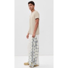 Rag & Bone Mens Taupe Classic Short Sleeve Pull On Cotton Henley Tee New