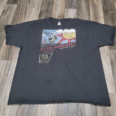 Dark Souls Shirt Mens 2XL Black Sun Knight Gaming Video Games (Distressed)