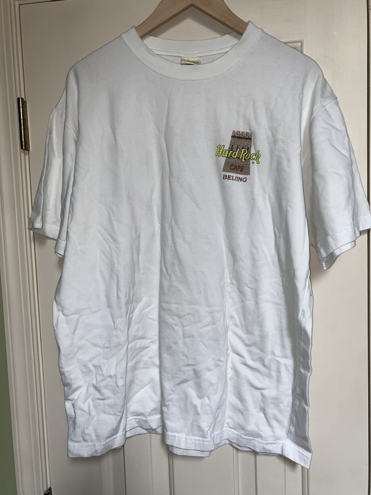 Vintage Hard Rock Cafe Beijing Great Wall Of China Shirt Size Large