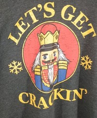 HOLIDAY Time LET’S Get CRACKIN’ 2XL 2XG 50-52 Long Sleeve Sweat Shirt RN 52469
