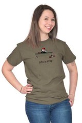 Life is Crap Funny Hangover Cure Adult Gift Adult Short Sleeve Crewneck Tee