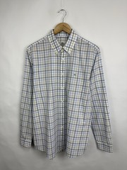 🇫🇷 Vintage 90s Lacoste Regular Fit Shirt Made in France Retro Size 43