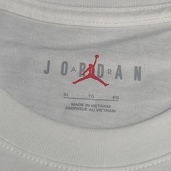 Jordan Shirt Mens XL White Black Embroidered Wordmark Jumpman Logo Nike Air Tee
