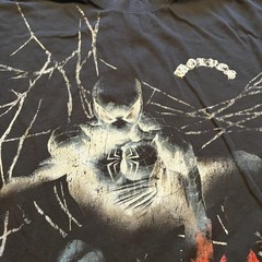Marvel Darc Sport Spider-Man Shirt Mens Large Black Wolves Gym Tee T-Shirt